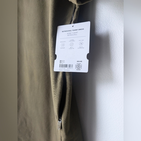 Athleta girl retro chill t-shirt dress new with tags XS/6 - Picture 6 of 9